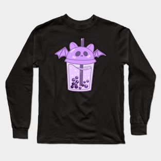 Batty for Boba Long Sleeve T-Shirt